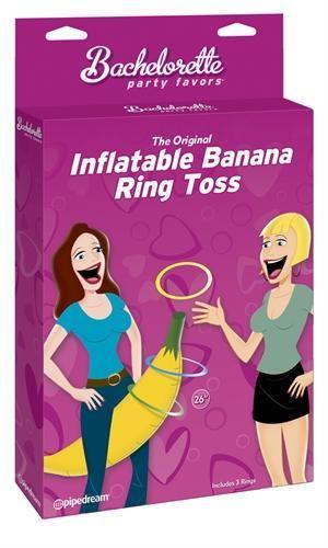 Bachelorette Party Favors Inflatable Banana Ring Toss - My Sex Toy Hub