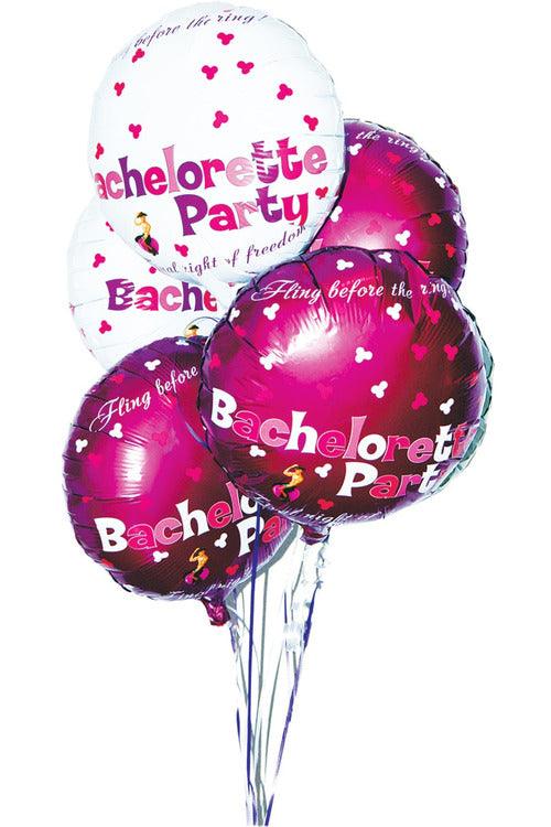 Bachelorette Party Foil Balloons 9 Pack Assorted Colors - My Sex Toy Hub