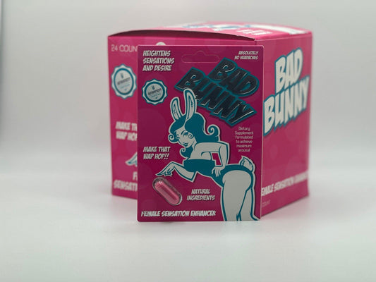 Bad Bunny Femal Pill Enhancer 24 Ct Display - My Sex Toy Hub