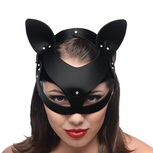Bad Kitten Leather Cat Mask - My Sex Toy Hub