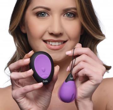Bang - 10x Silicone Vibrating Egg - Purple - My Sex Toy Hub