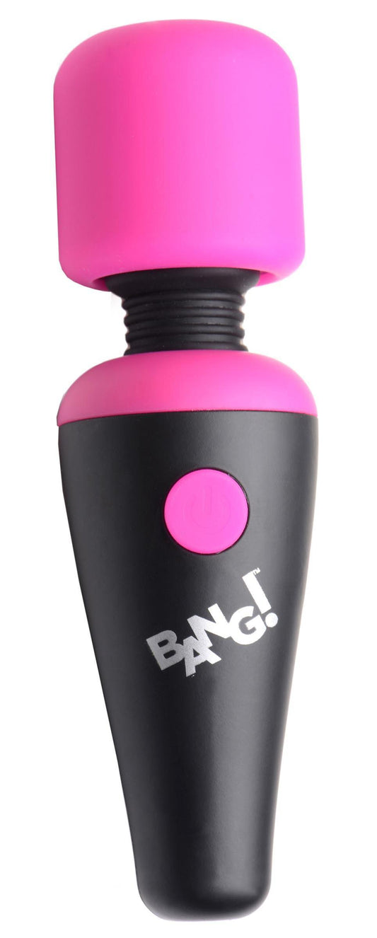 Bang - 10x Vibrating Mini Silicone Wand - Pink - My Sex Toy Hub