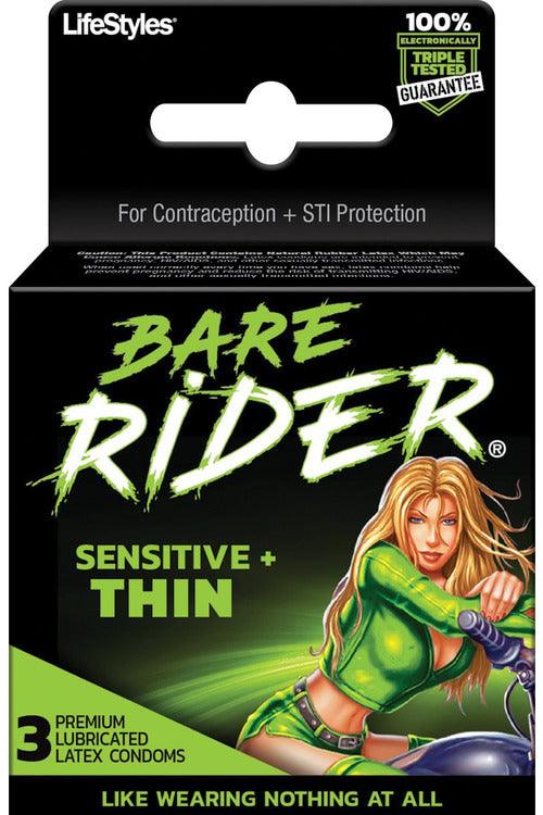 Bare Rider - Sensitive Thin - 3 Pack - My Sex Toy Hub