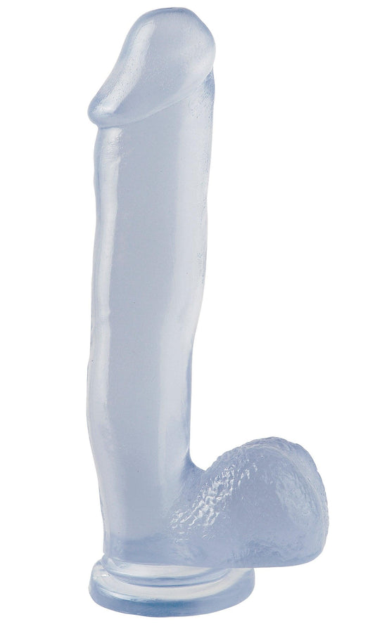 Basix Rubber Works 12 Inch Dong With Suction Cup - Clear - My Sex Toy Hub