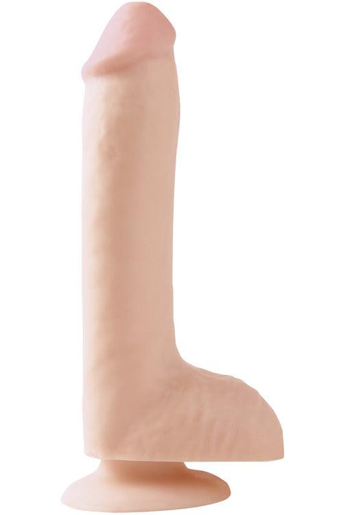 Basix Rubber Works 8 Inch Dong With Suction Cup - Flesh - My Sex Toy Hub