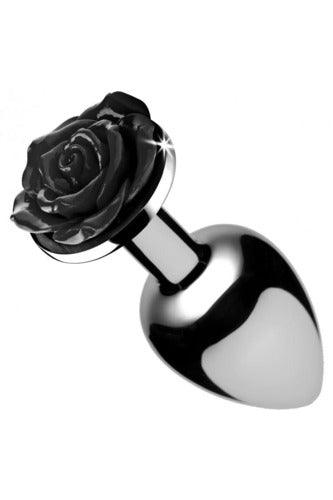 Black Rose Anal Plug - Large - My Sex Toy Hub