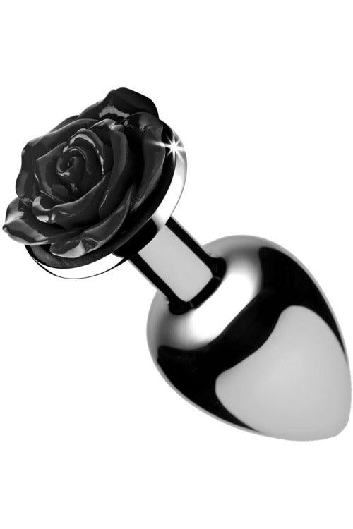 Black Rose Anal Plug - Medium - My Sex Toy Hub