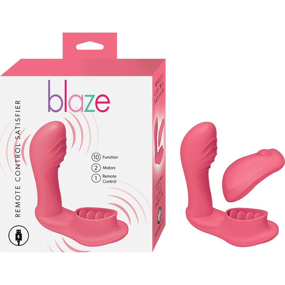 Blaze Remote Control Satisfier - Coral - My Sex Toy Hub