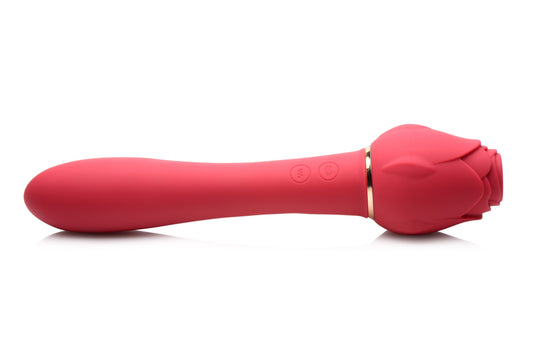 Bloomgasm - Sweet Heart Rose 5x Suction Rose and 10x Vibrator - Pink - My Sex Toy Hub