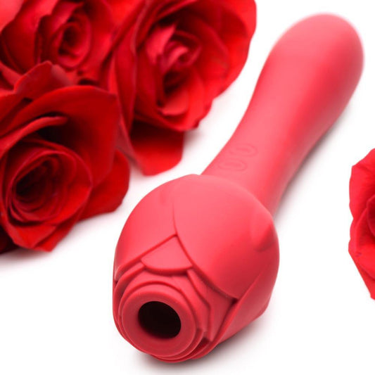 Bloomgasm Sweet Heart Rose Shaped Clit Suction Vibrator - My Sex Toy Hub