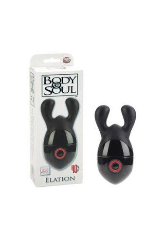 Body and Soul Elation Massager - Black - My Sex Toy Hub