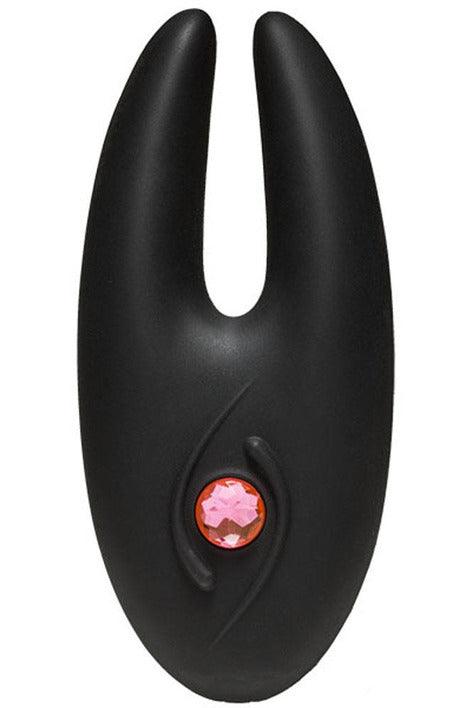 Body Bling - Clit Cuddler Mini-Vibe in Second Skin Silicone - Pink - My Sex Toy Hub