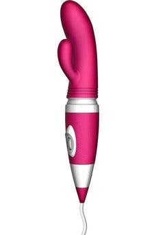 Bodywand Wand Plus Rabbit 8 Power Plug-in Silicone Vibe - Pink - My Sex Toy Hub
