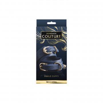 Bondage Couture - Ankle Cuffs - Blue - My Sex Toy Hub