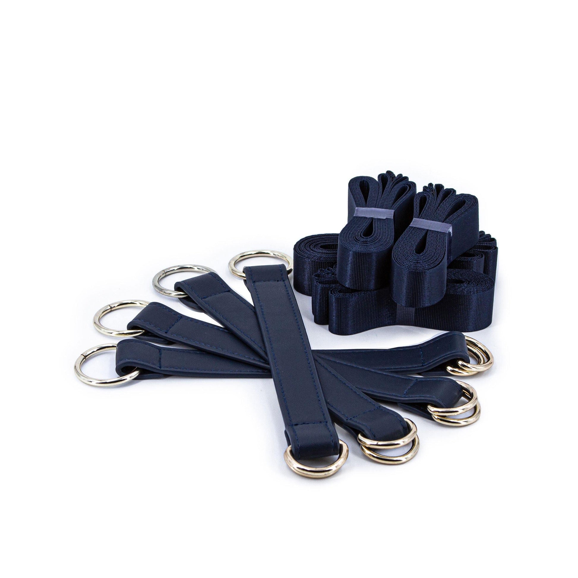 Bondage Couture - Tie Down Straps - Blue - My Sex Toy Hub