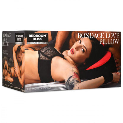 Bondage Love Pillow - Black/red - My Sex Toy Hub