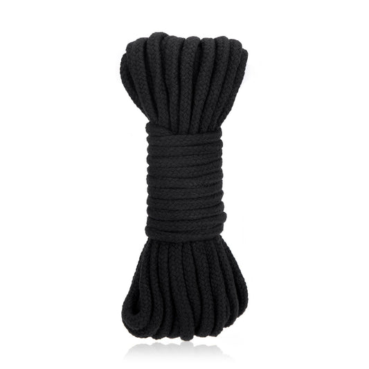 Bondage Rope 10m / 33ft - Black - My Sex Toy Hub