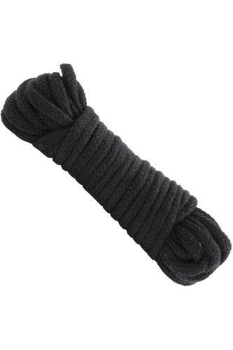Bondage Rope - Cotton - Japanese Style - Black - My Sex Toy Hub