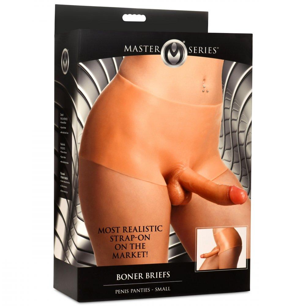 Boner Briefs Silicone Penis Strap On - Small - My Sex Toy Hub