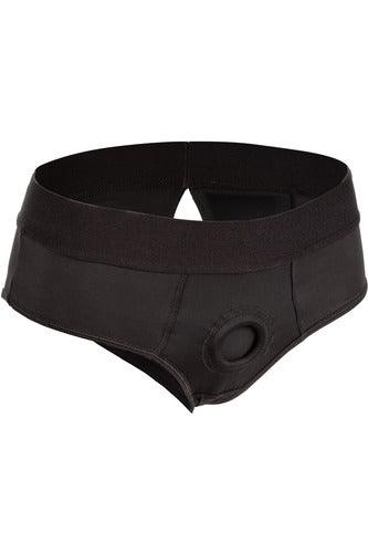 Boundless Backless Brief - S/m - Black - My Sex Toy Hub