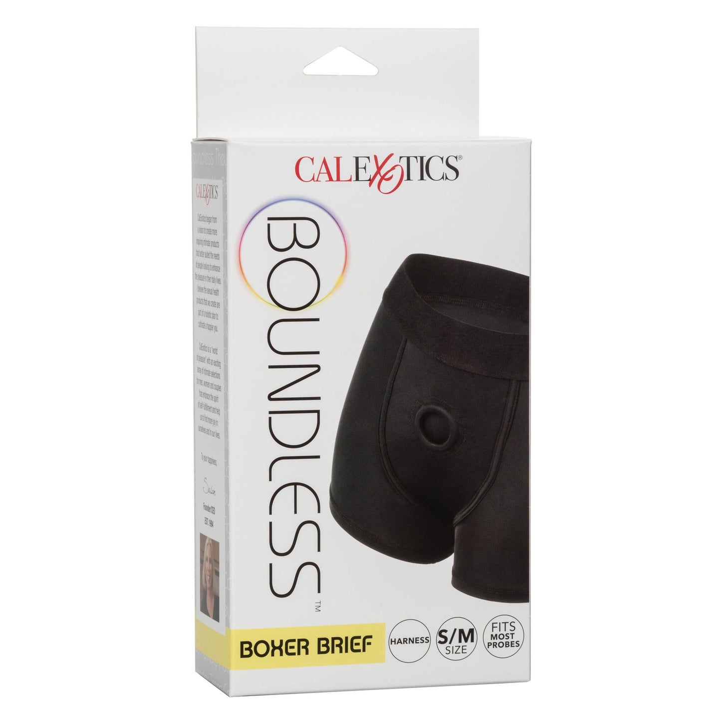Boundless Boxer Brief - S/m - Black - My Sex Toy Hub
