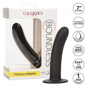 Boundless Smooth - 7 Inch - Black - My Sex Toy Hub