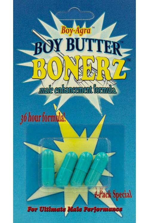Boy-Agra Boy Butter Bonerz - Male Enhancement 4 Pack - My Sex Toy Hub