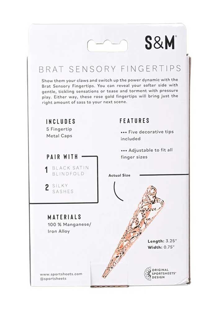 Brat Sensory Fingertips - Rose Gold - My Sex Toy Hub