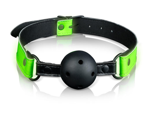 Breathable Ball Gag - Glow in the Dark - My Sex Toy Hub