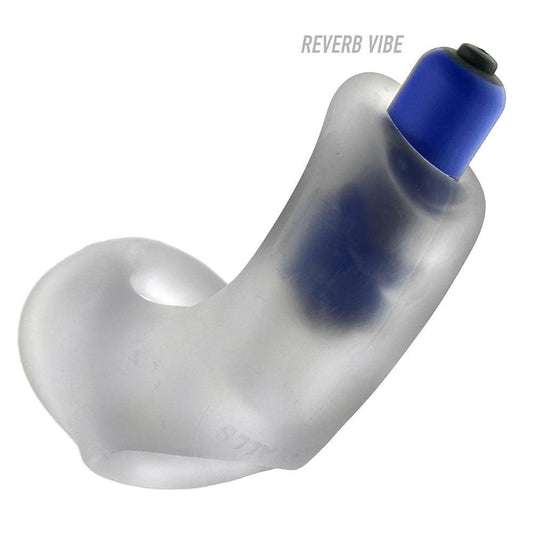 Buzzfuck Taint Vibe-Sling - Clear Ice - My Sex Toy Hub