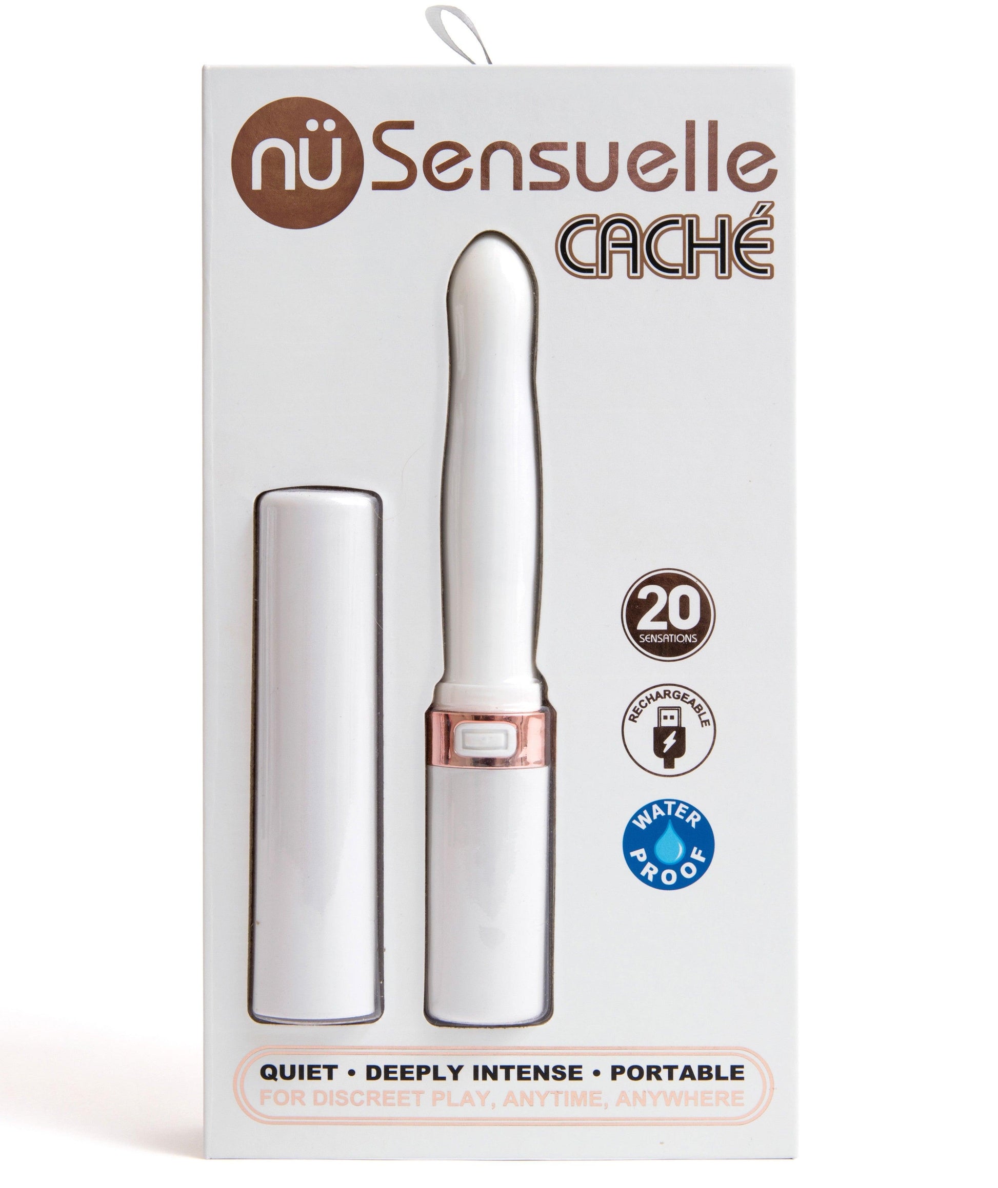 Cache 20 Function Vibe - White - My Sex Toy Hub