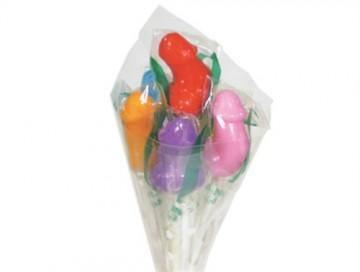Candy Penis Bouquet - 12 Piece Display - My Sex Toy Hub