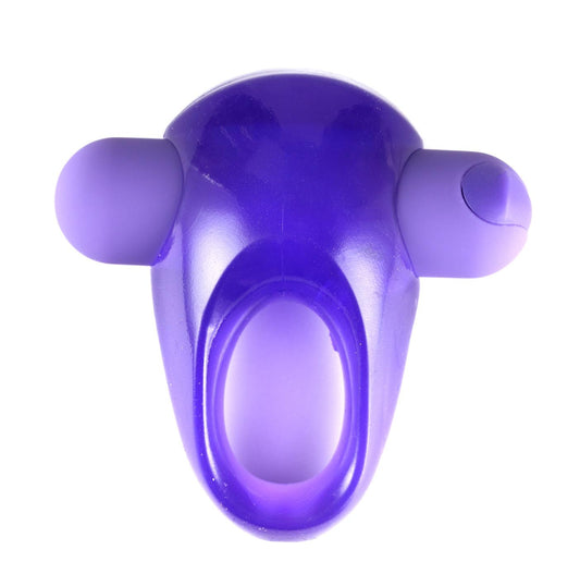 Casey Vibrating Erection Enhancer Ring - Purple - My Sex Toy Hub