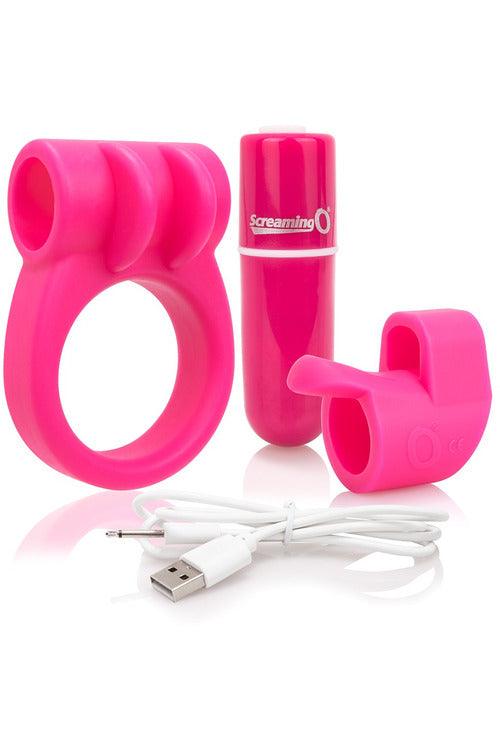 Charged Combo Kit #1 - Pink - My Sex Toy Hub