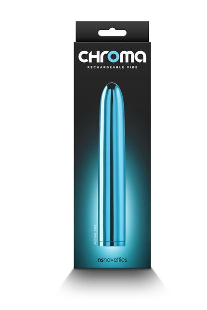 Chroma - 7 Inch Vibe - Teal - My Sex Toy Hub