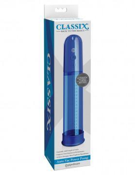 Classix Auto-Vac Power Pump - Blue - My Sex Toy Hub