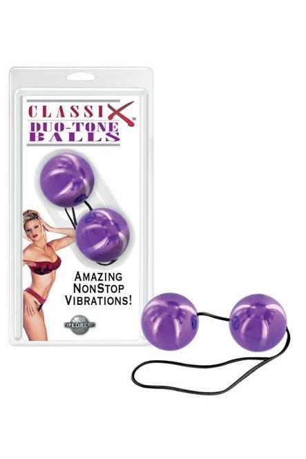 Classix Duo Tone Balls - Purple - My Sex Toy Hub