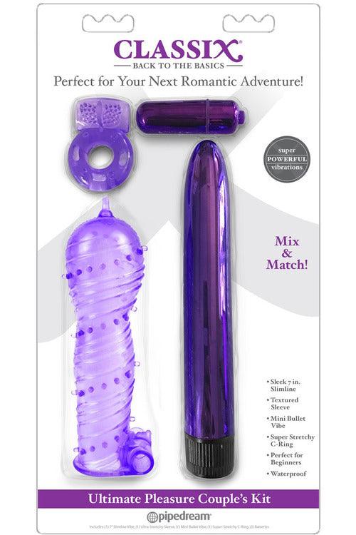 Classix Ultimate Pleasure Couples Kit - Purple - My Sex Toy Hub