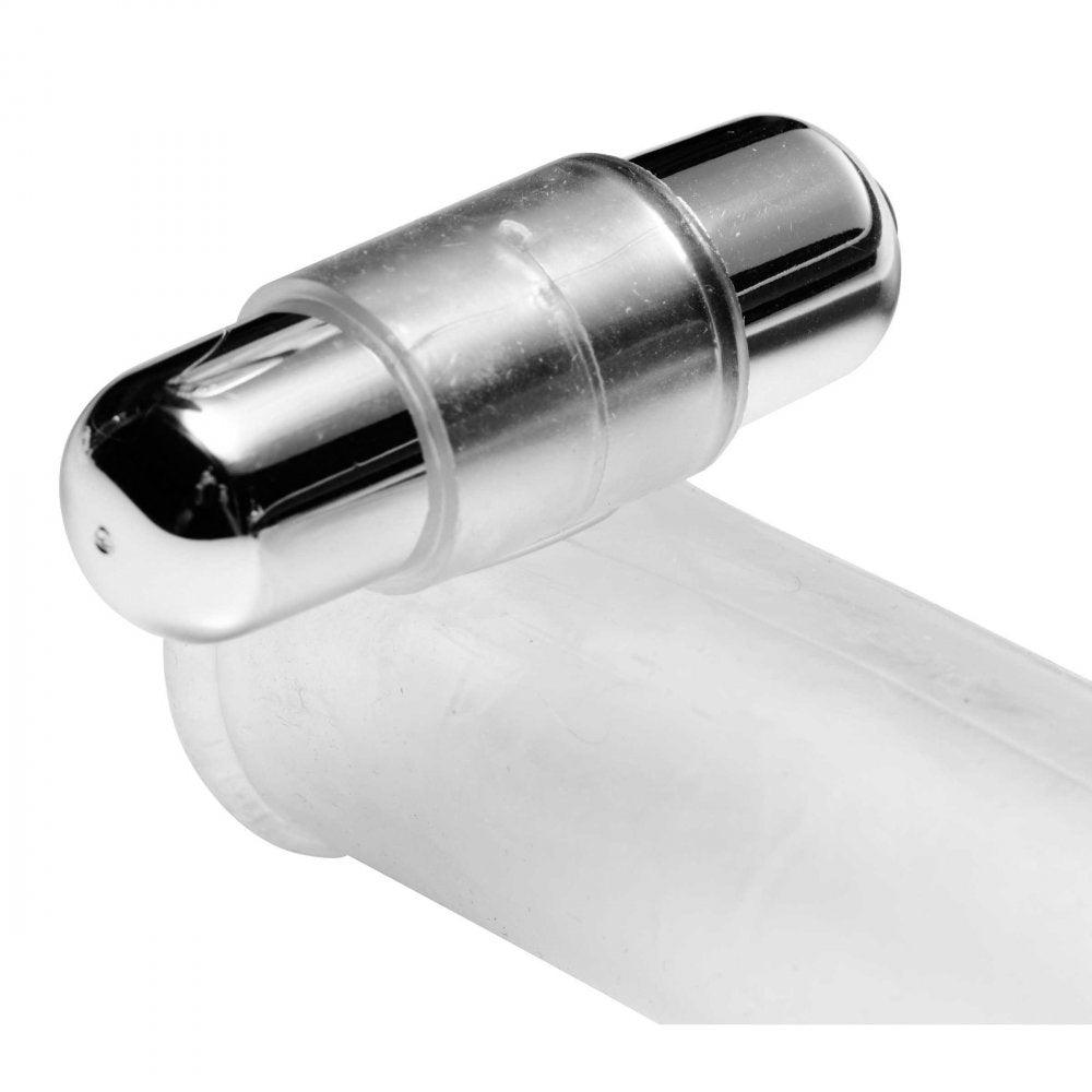 Clear Sensations Penis Extender Vibro Sleeve With Bullet - My Sex Toy Hub