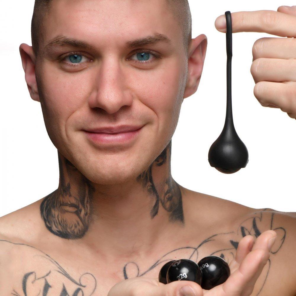 Cock Dangler Silicone Penis Strap with Weighted Balls - My Sex Toy Hub