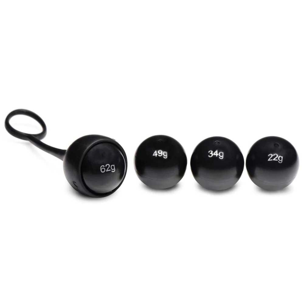 Cock Dangler Silicone Penis Strap With Weights - Black - My Sex Toy Hub