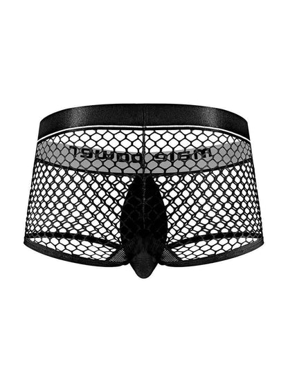 Cock Pit Net Mini Cock Ring Short - Extra Large - Black - My Sex Toy Hub