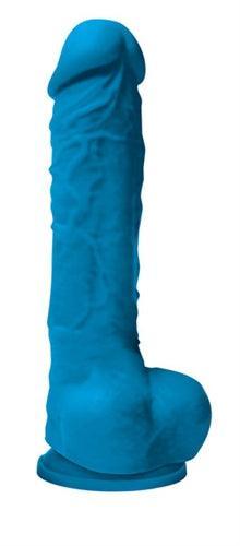 Colours Pleasures - 5 Inch Dildo - Blue - My Sex Toy Hub