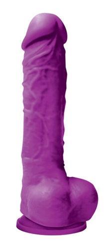 Colours Pleasures - 5 Inch Dildo - Purple - My Sex Toy Hub