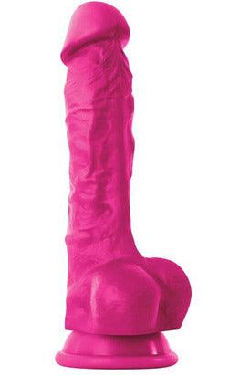 Colours Pleasures - 7" Dildo - Pink - My Sex Toy Hub