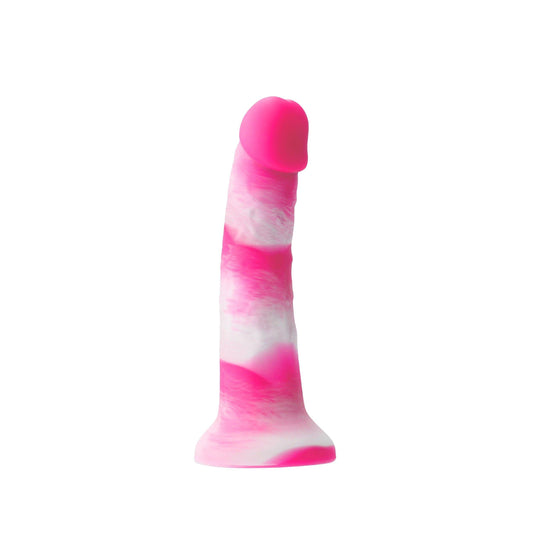 Colours - Pleasures - Yum Yum 6 In. Dildo - Pink - My Sex Toy Hub