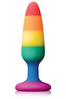 Colours - Pride Edition - Pleasure Plug - Small - Rainbow - My Sex Toy Hub