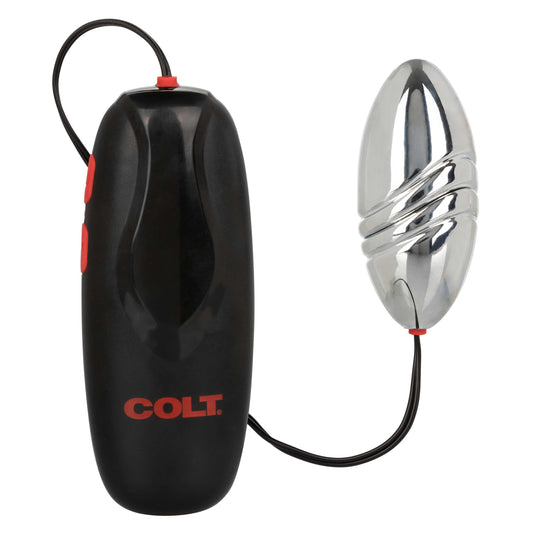 Colt Rechargeable Turbo Bullet - Silver - My Sex Toy Hub