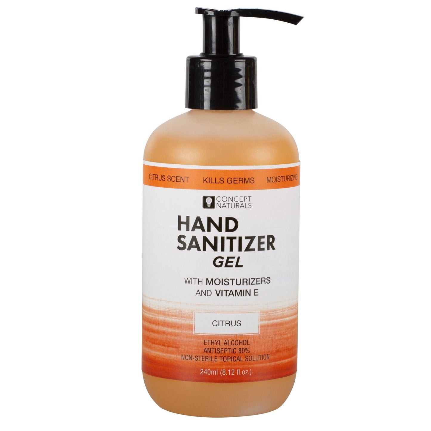 Concept Naturals Hand Sanitizer Gel - Citrus - 8.12 Fl. Oz. - My Sex Toy Hub