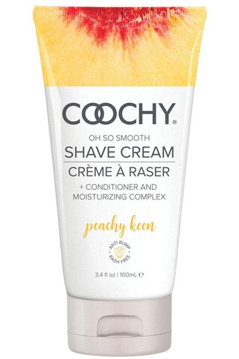 Coochy Oh So Smooth Shave Cream - Peachy Keen 3.4 Fl Oz 100ml - My Sex Toy Hub